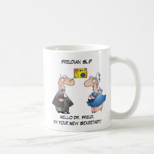 4月McCallum著フロイト派のスリップ コーヒーマグカップ