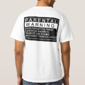 4本の忘れられた牙のTシャツ Tシャツ (裏面)