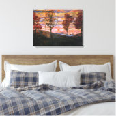 4本の木 キャンバスプリント (インサイチュ (寝室))