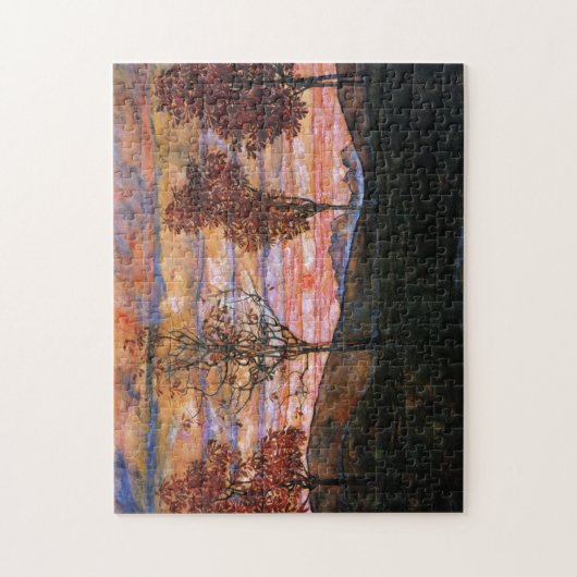 4本の木 ジグソーパズル (縦)