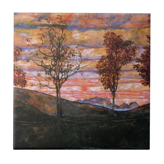 4本の木 タイル (正面)