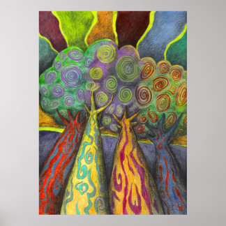 4本の木 ポスター