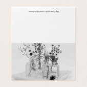 4本の瓶と白い花のカード (外部フラット)