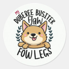 4本足のヒーラーシール ラウンドシール