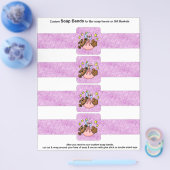 4枚あたりバーソープバンドベビーガール紙の好意 チラシ (シングル)