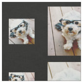 4枚のお気に入りの写真を使用 – 黒 ファブリック (クローズアップ)