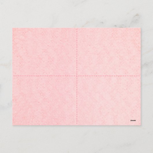 4枚のかわいいのカップケーキのバレンタインカード シーズンポストカード (裏面)