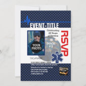 4枚のイメージと12行の文字 招待状 (正面)