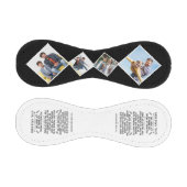 4枚のカスタム写真で孫への贈り物 野球ボール (パネル)