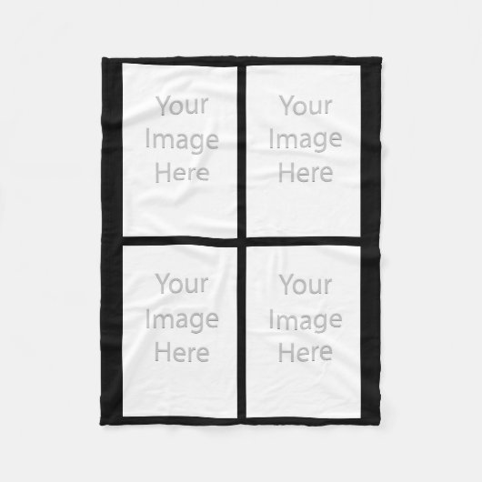4枚のカスタム写真… フリースブランケット (正面)