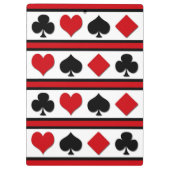 4枚のカードスーツ クリップボード (裏面)