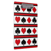 4枚のカードスーツ クリップボード (右)