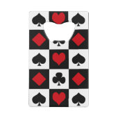 4枚のカードスーツ クレジットカード栓抜き (裏面)
