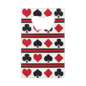 4枚のカードスーツ クレジットカード栓抜き (裏面)