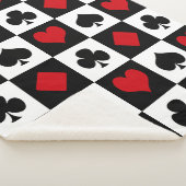 4枚のカードスーツ シェルパブランケット (3/4)