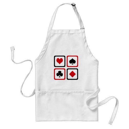 4枚のカードスーツ スタンダードエプロン (正面)
