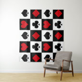 4枚のカードスーツ タペストリー (インサイチュ)