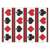4枚のカードスーツ テーブルクロス (正面(横))