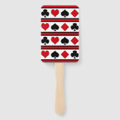 4枚のカードスーツ ハンドファン (裏面)