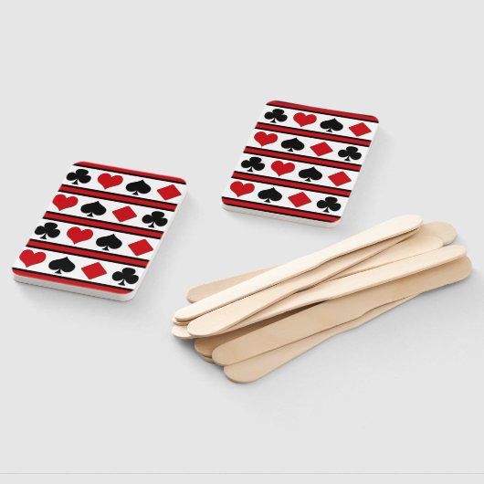 4枚のカードスーツ ハンドファン (組立なし)