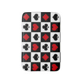 4枚のカードスーツ バスマット (正面縦)