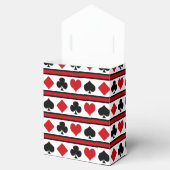 4枚のカードスーツ フェイバーボックス (オープン)