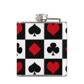 4枚のカードスーツ フラスク (裏面)