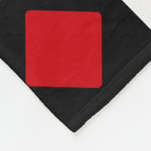 4枚のカードスーツ フリースブランケット (角)