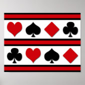 4枚のカードスーツ ポスター (正面)