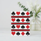 4枚のカードスーツ ポストカード (スタンド正面)