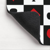 4枚のカードスーツ マウスパッド (コーナー)