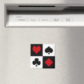 4枚のカードスーツ マグネット (インサイチュ (食洗機))