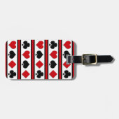 4枚のカードスーツ ラゲッジタグ (正面横)