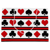 4枚のカードスーツ ラージペーパーバッグ (正面)