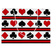 4枚のカードスーツ ラージペーパーバッグ (裏面)