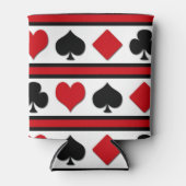 4枚のカードスーツ 缶クーラー (正面)