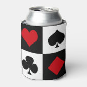 4枚のカードスーツ 缶クーラー (缶正面)