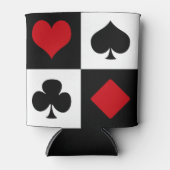 4枚のカードスーツ 缶クーラー (正面)