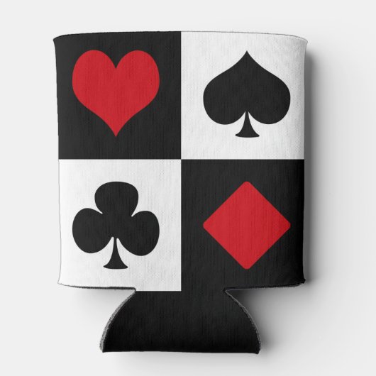 4枚のカードスーツ 缶クーラー (裏面)