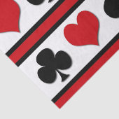 4枚のカードスーツ 薄葉紙 (詳細)