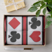 4枚のカードスーツ 薄葉紙 (ギフト)