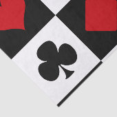 4枚のカードスーツ 薄葉紙 (詳細)