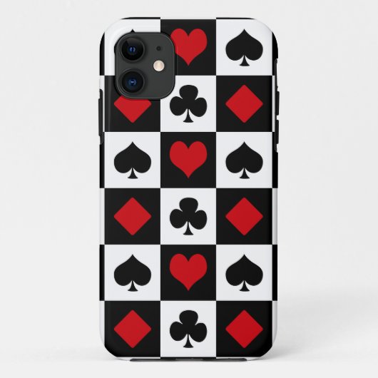 4枚のカードスーツ Case-Mate iPhoneケース (裏面)