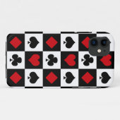 4枚のカードスーツ Case-Mate iPhoneケース (裏面(横))