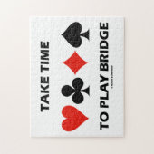 4枚のカード遊スーツの橋渡しに時間がかかる ジグソーパズル (縦)