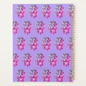 4枚のクローバーのパタモダンーン（ピンク） プランナー手帳 (裏面)