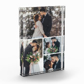 4枚のコラージュのカスタム フォトブロック (左)