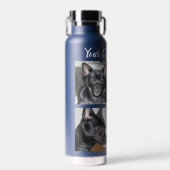 4枚のコラージュ |犬海軍 ウォーターボトル (正面)