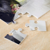 4枚のフォトコラージュカスタムをカスタマイズする ジグソーパズル (側面)