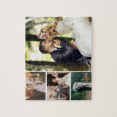 4枚のフォトコラージュカスタムをカスタマイズする ジグソーパズル (縦)